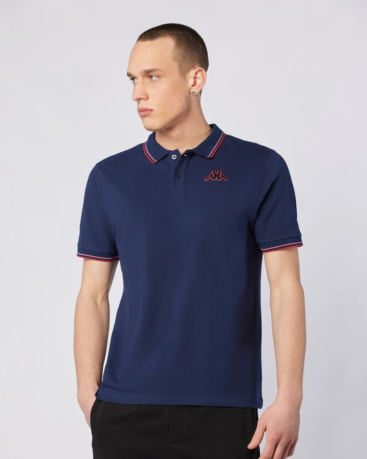 Mavi Korpo Ezio 2 Tur Erkek Lacivert-Kırmızı Regular Fit Polo Yaka Tişört