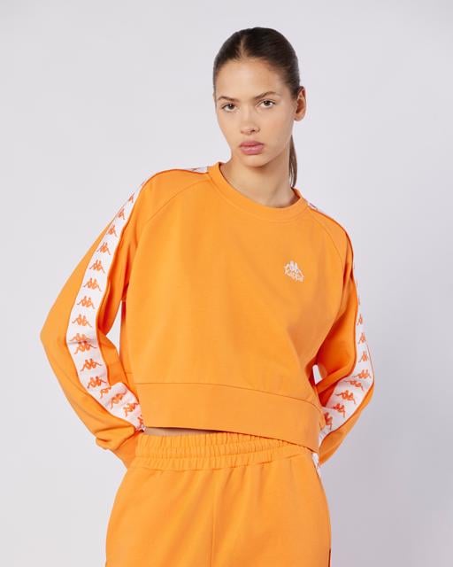 Turuncu 222 Banda Marbella Tur Kadın Koyu Turuncu Regular Fit Sweatshirt - KAPPA® Türkiye