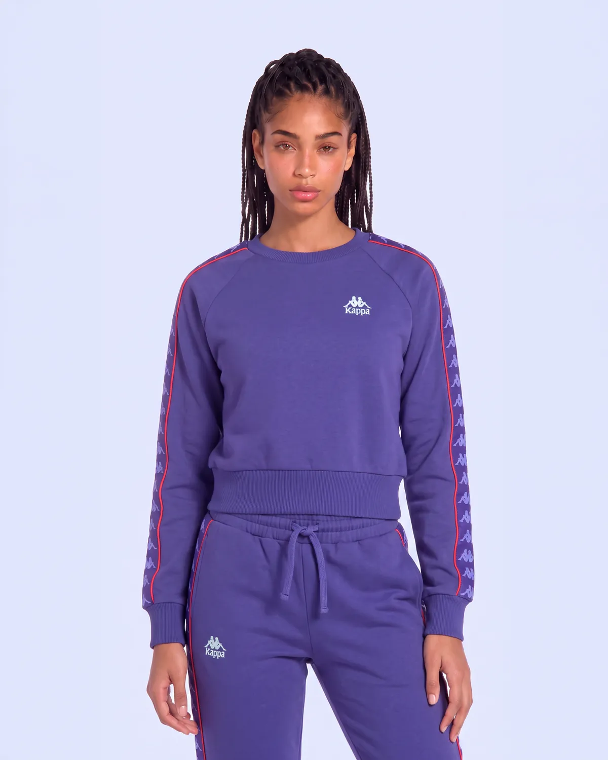 Mor 222 Banda Marbella Tur Kadın Mor Viyole Regular Sweatshirt