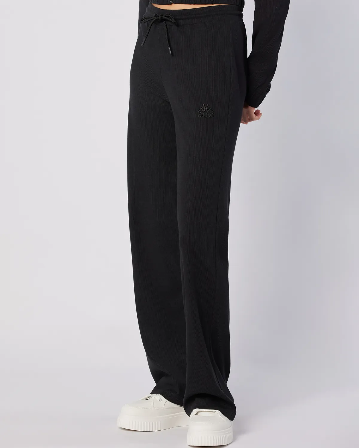 Siyah Leda Pant Kadın Siyah Comfort Fit Eşofman Altı