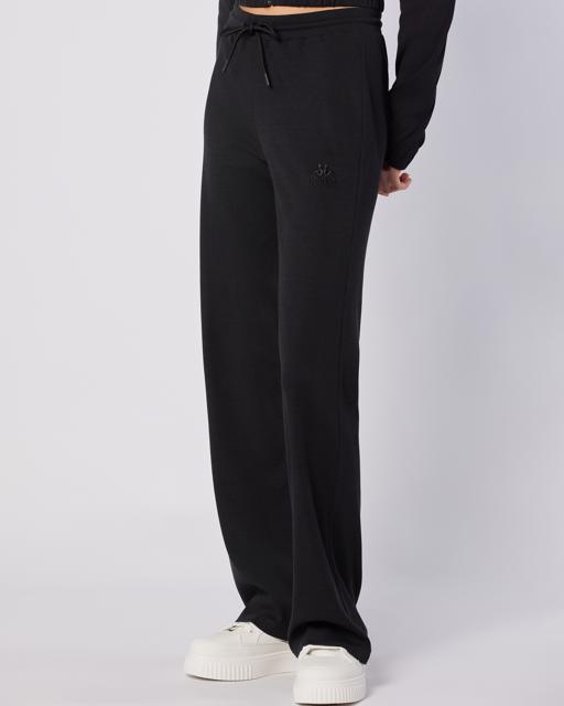 Siyah Leda Pant Kadın Siyah Comfort Fit Eşofman Altı - KAPPA® Türkiye