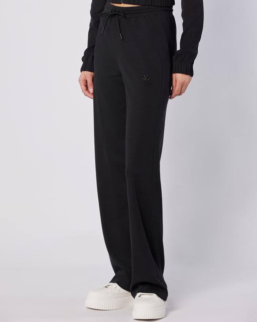 Siyah Leda Pant Kadın Siyah Comfort Fit Eşofman Altı - KAPPA® Türkiye