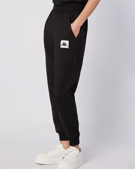 Siyah Nady Pant Kadın Siyah Regular Fit Eşofman Altı - KAPPA® Türkiye