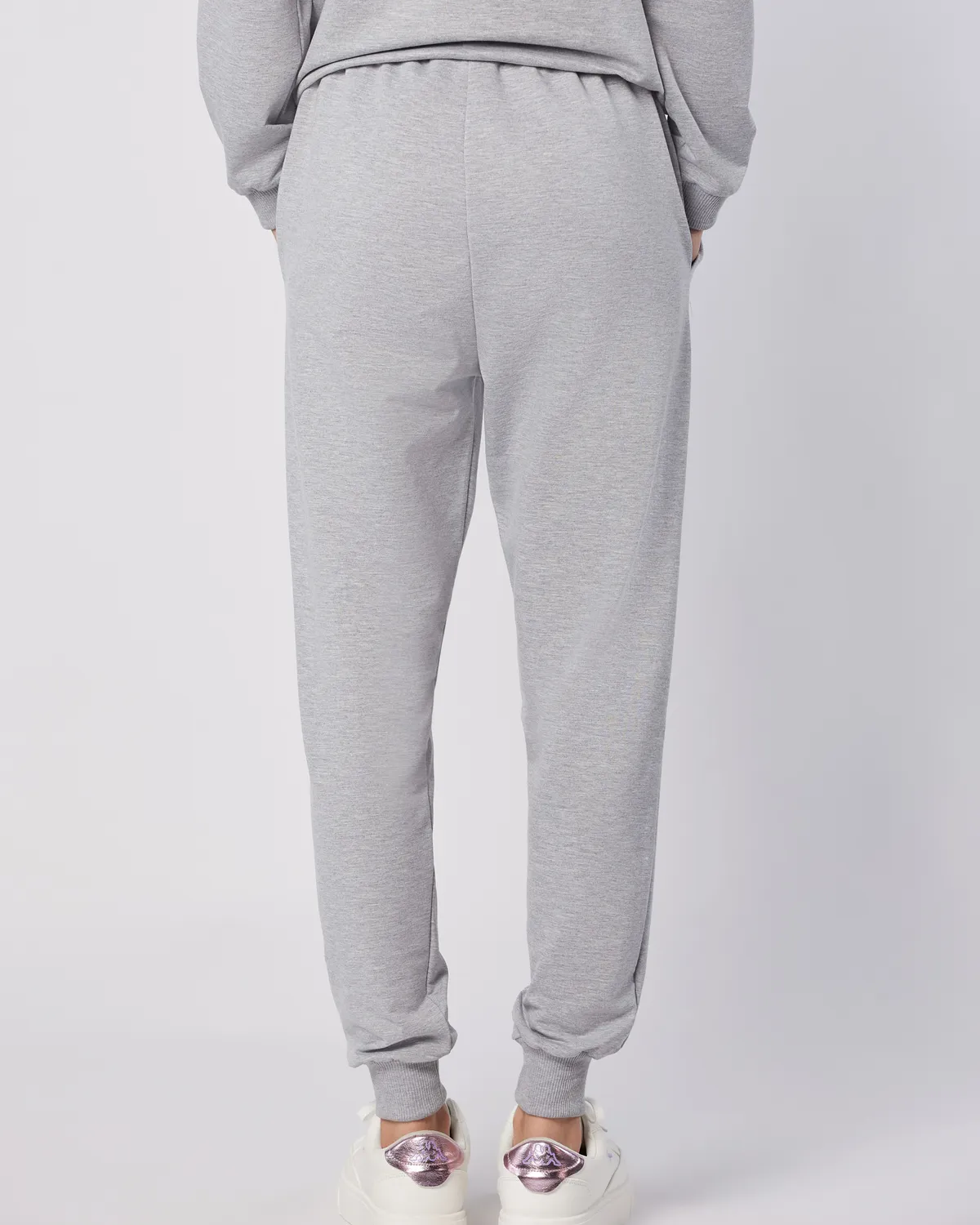 Gri Nady Pant Kadın Gri-Melanj Regular Fit Eşofman Altı