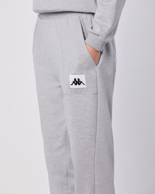 Gri Nady Pant Kadın Gri-Melanj Regular Fit Eşofman Altı - KAPPA® Türkiye