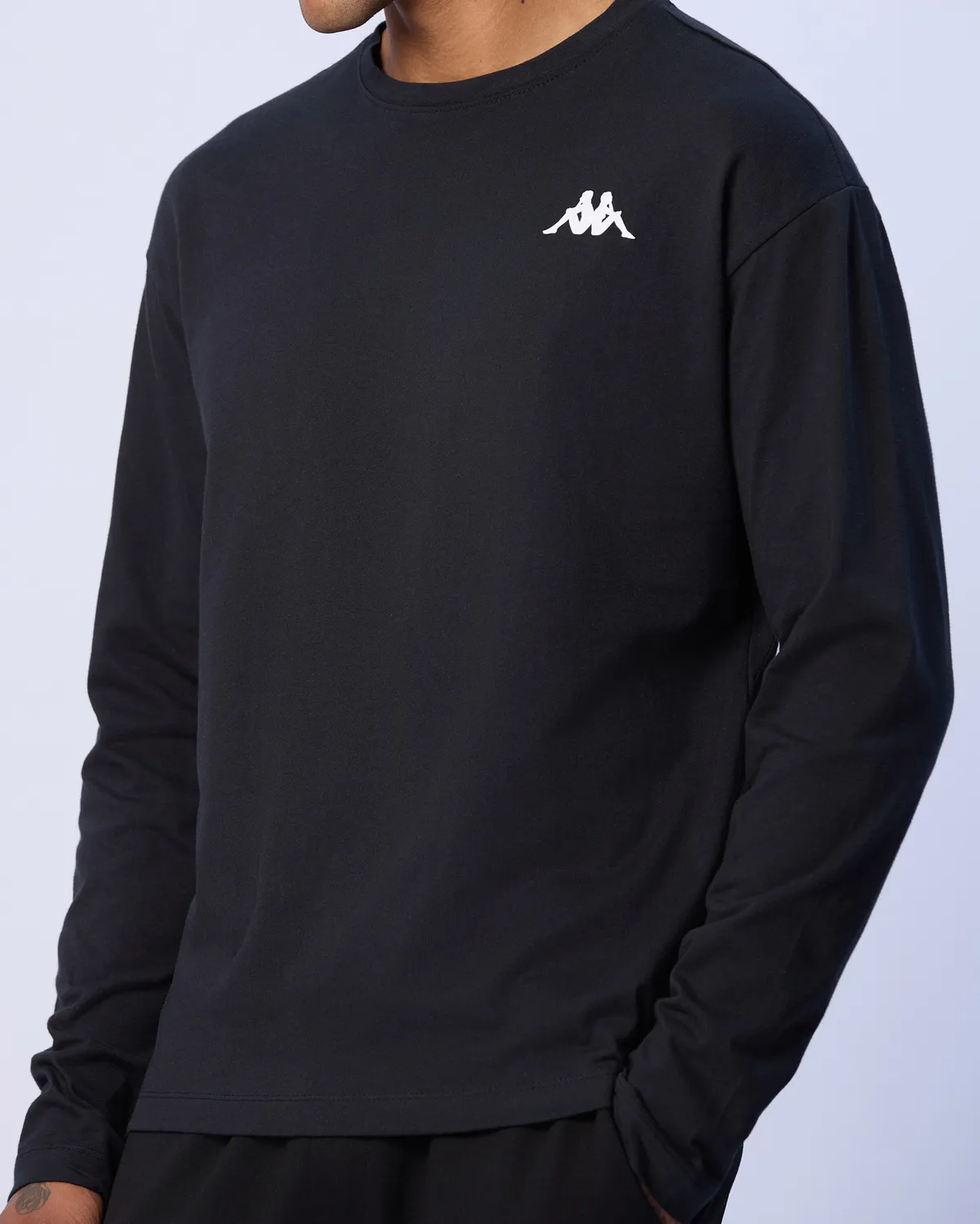 Siyah Axel Erkek Siyah Regular Fit Uzun Kollu Tişört