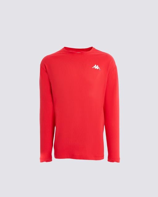 Kırmızı Axel Erkek Kırmızı Regular Fit Uzun Kollu Tişört - KAPPA® Türkiye