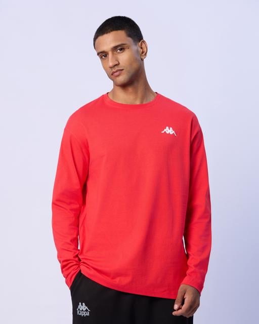 Kırmızı Axel Erkek Kırmızı Regular Fit Uzun Kollu Tişört - KAPPA® Türkiye