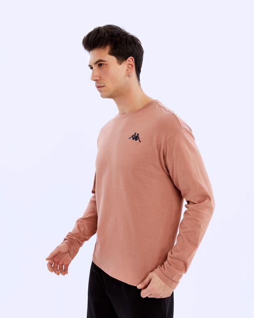 Bej Axel Erkek Bej Regular Fit Uzun Kollu Tişört - KAPPA® Türkiye
