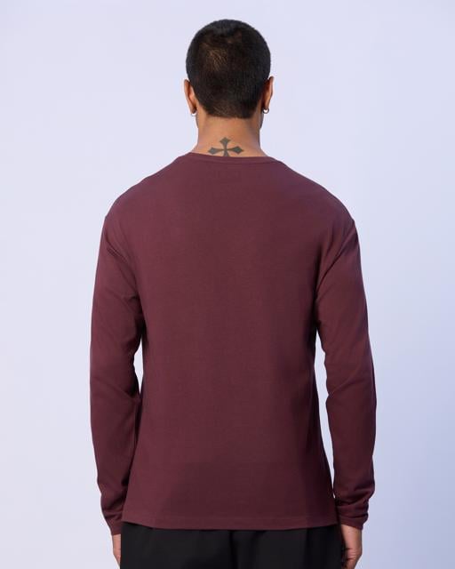 Kahverengi Axel Erkek Kahverengi Regular Fit Uzun Kollu Tişört - KAPPA® Türkiye