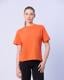 Turuncu-Emma Kadın Koyu Turuncu Regular Tişört