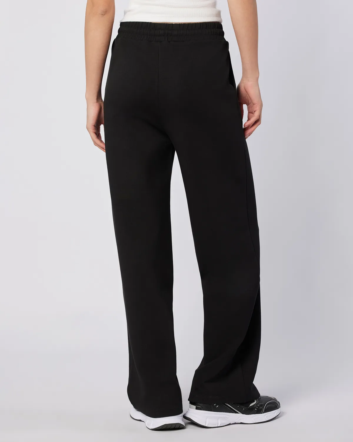 Siyah Edna Pant Kadın Siyah Regular Fit Eşofman Altı