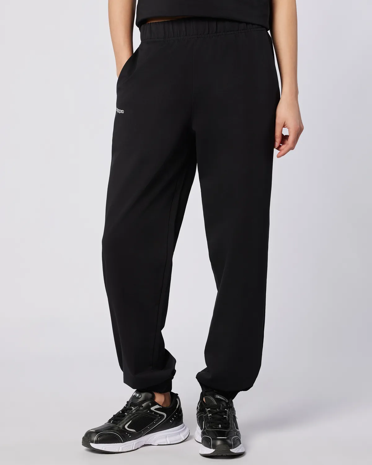 Siyah Jendy Pants Kadın Siyah Comfort Fit Eşofman Altı