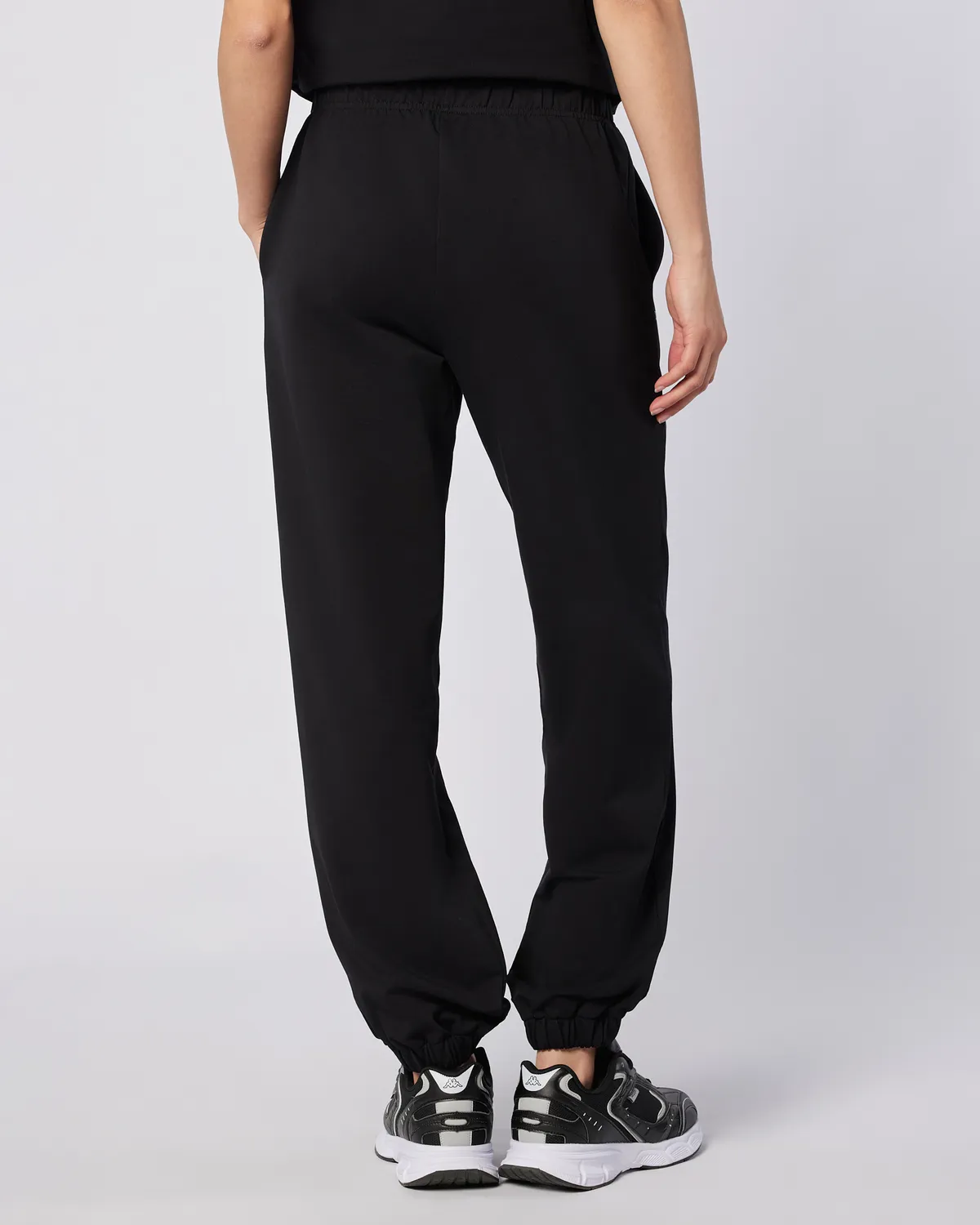 Siyah Jendy Pants Kadın Siyah Comfort Fit Eşofman Altı