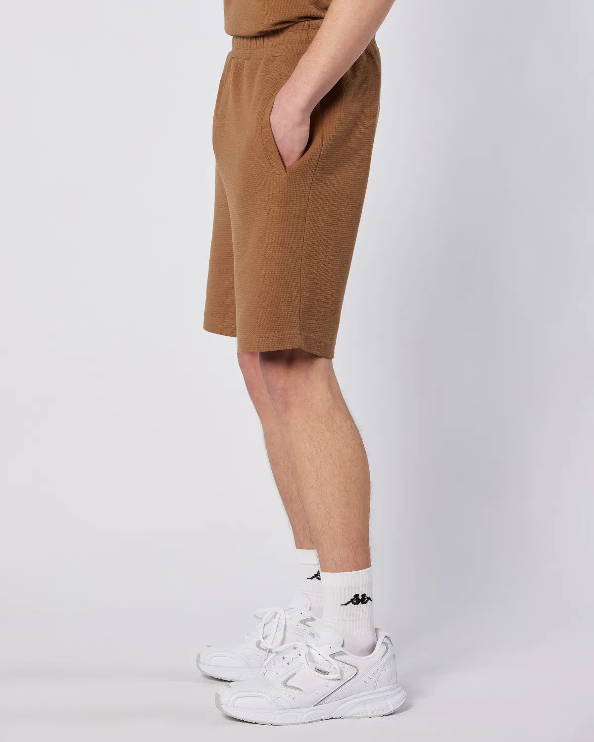 Kahverengi Pronton Short Erkek Kahverengi Regular Fit Şort