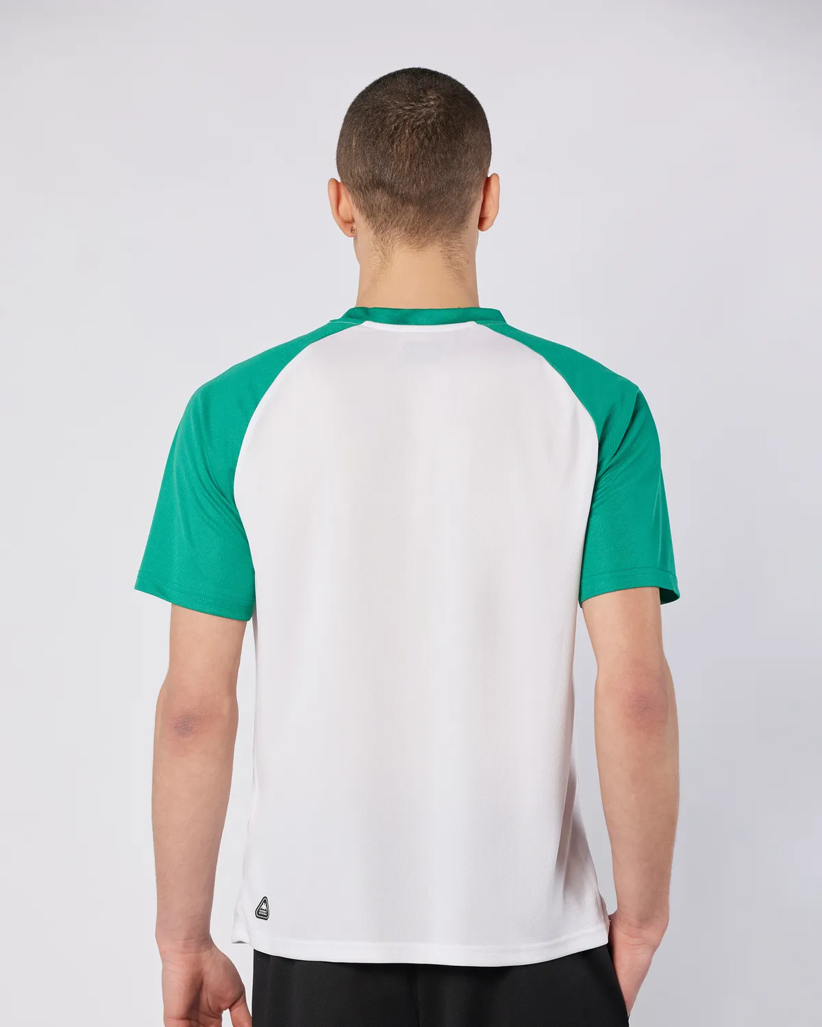 Beyaz Kuby Tee Erkek Beyaz-Yeşil Regular Fit Tişört