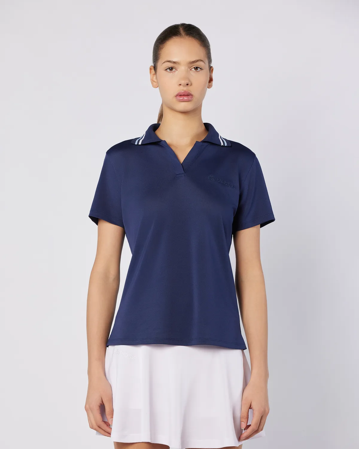 Mavi Elegance Polo Wmn Kadın Lacivert Regular Fit Polo Yaka Tişört
