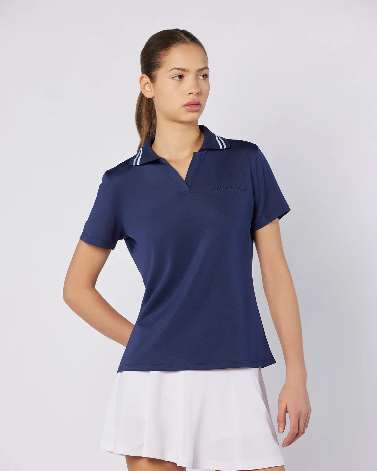 Mavi Elegance Polo Wmn Kadın Lacivert Regular Fit Polo Yaka Tişört