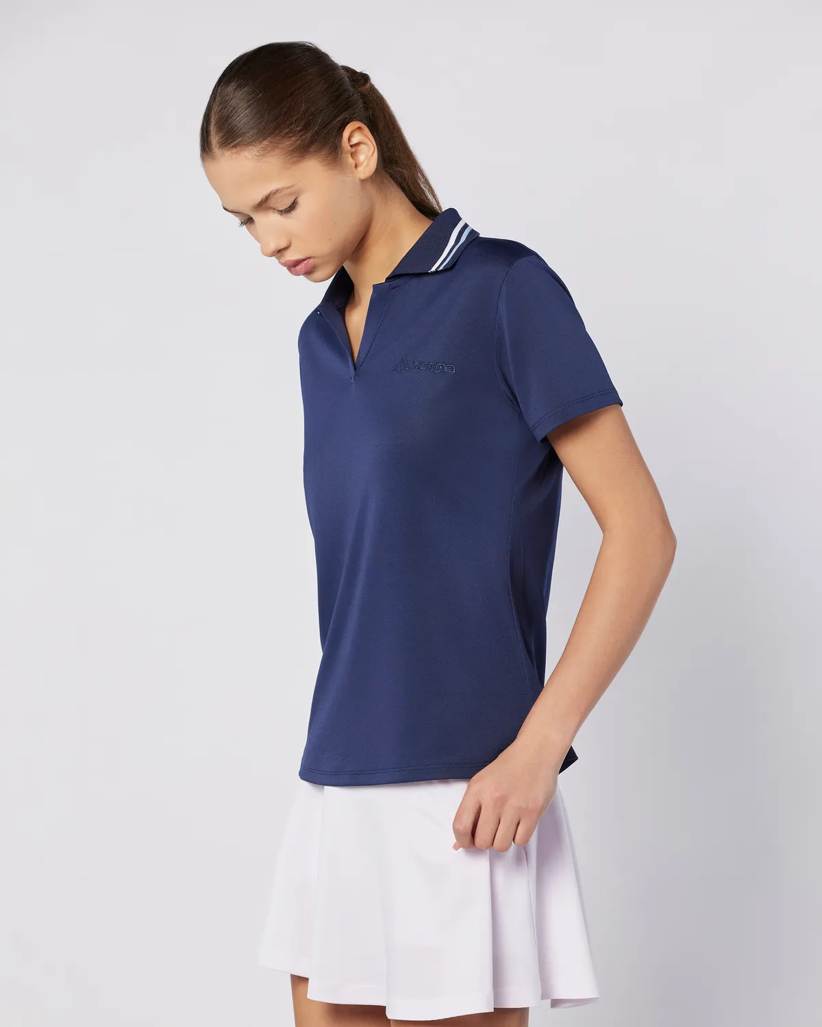 Mavi Elegance Polo Wmn Kadın Lacivert Regular Fit Polo Yaka Tişört