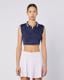 Elegance Polo Tank Kadın Lacivert Regular Fit Atlet