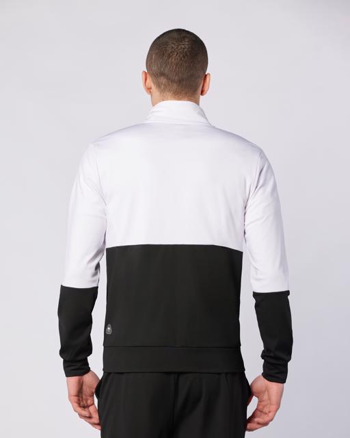 Siyah Keita Full Zip Erkek Siyah-Beyaz Regular Fit Fermuarlı Eşofman Üstü - KAPPA® Türkiye