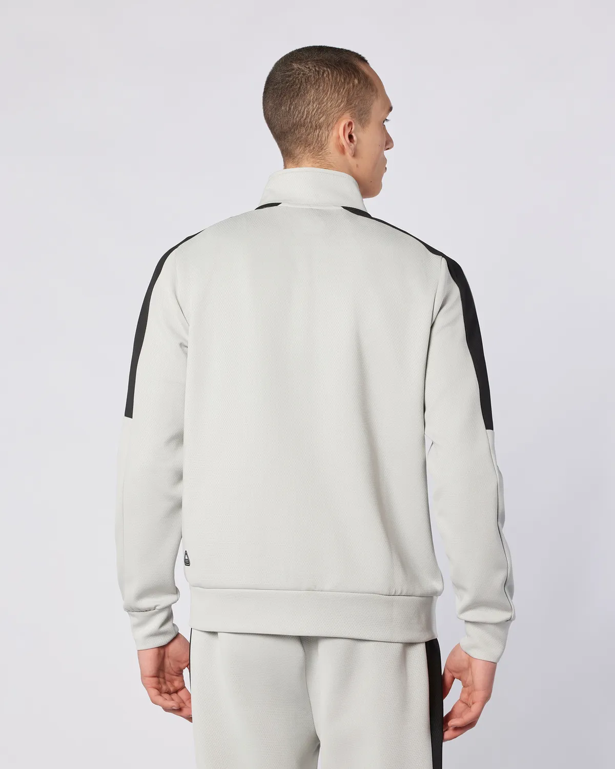 Gri Moste Full Zip Erkek Gri Regular Fit Fermuarlı Eşofman Üstü