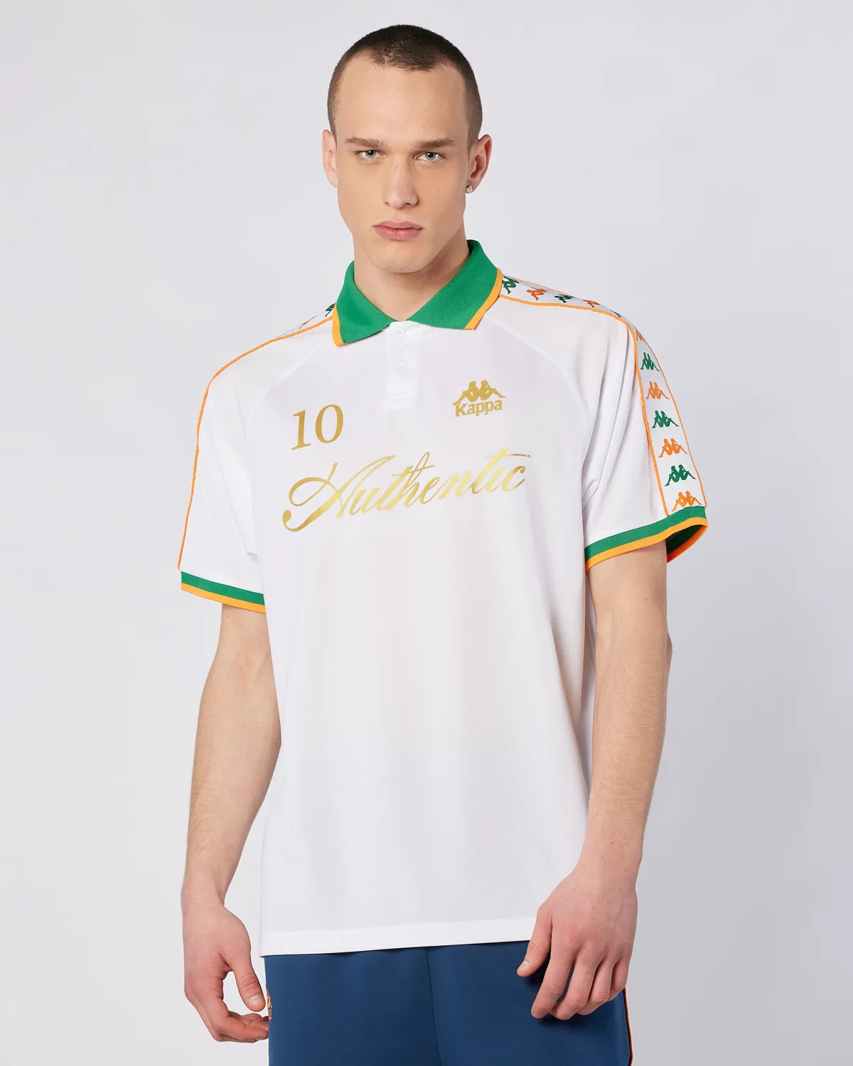 Beyaz 222 Banda Notilox Tur Unisex Beyaz-Yeşil Regular Fit Forma