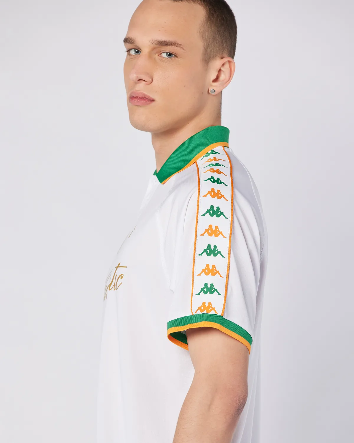 Beyaz 222 Banda Notilox Tur Unisex Beyaz-Yeşil Regular Fit Forma