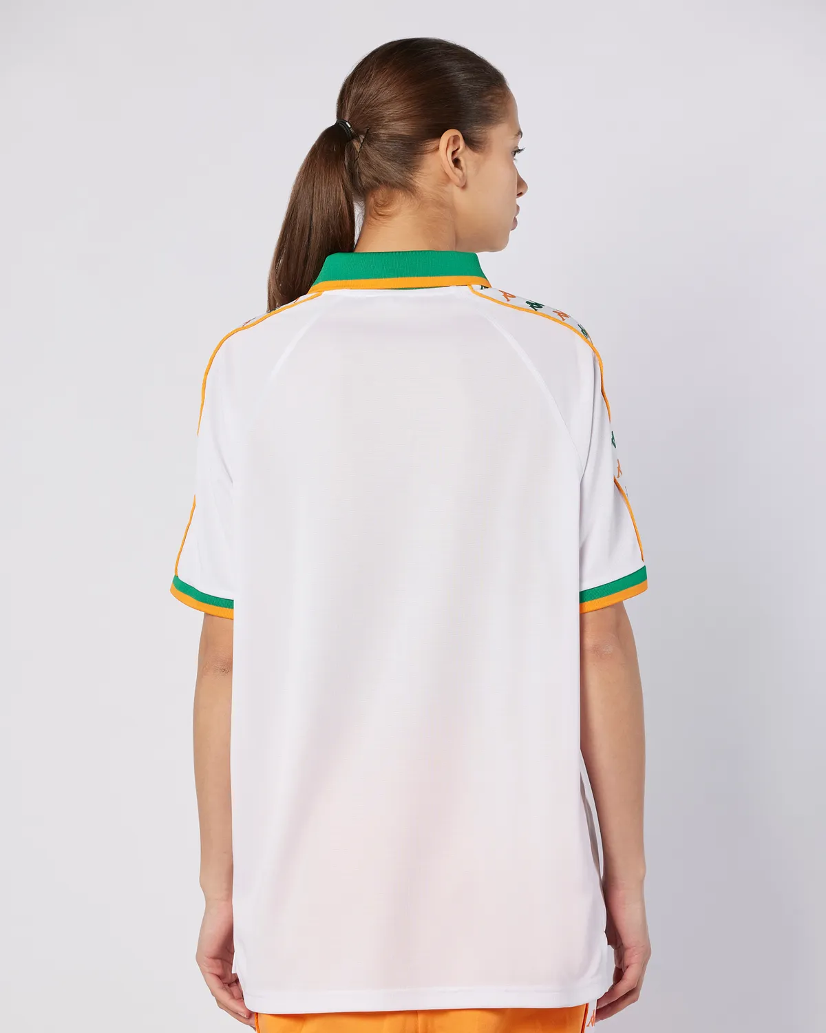 Beyaz 222 Banda Notilox Tur Unisex Beyaz-Yeşil Regular Fit Forma