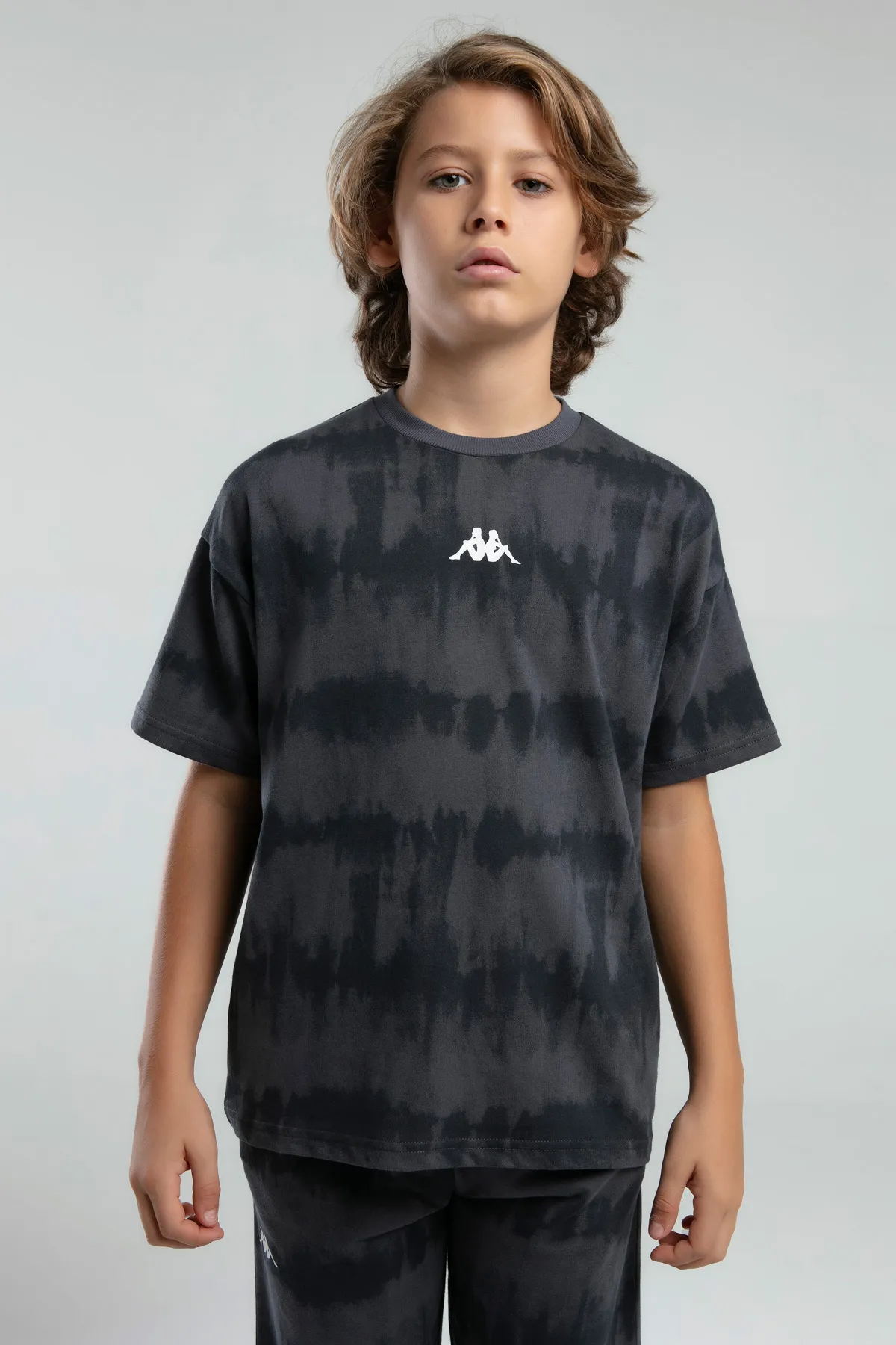 Siyah Authentic Kendra Erkek Çocuk Antrasit Regular Fit Tişört Ve Şort Takım