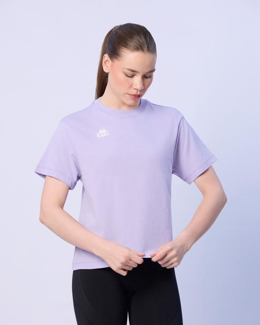 Mor Marta Kadın Lila Regular Fit Tişört - KAPPA® Türkiye