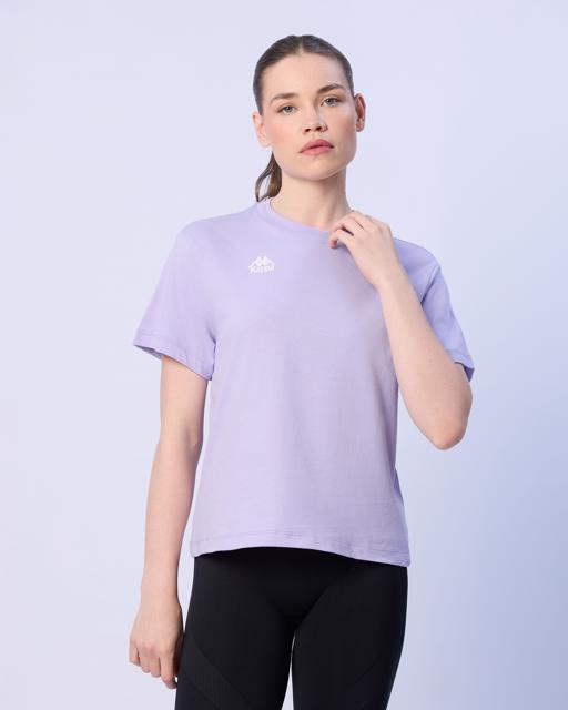 Mor Marta Kadın Lila Regular Fit Tişört - KAPPA® Türkiye