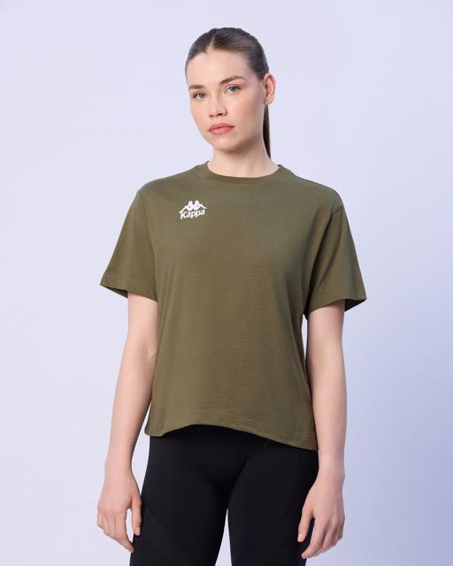 Yeşil Marta Kadın Yeşil Regular Fit Tişört - KAPPA® Türkiye