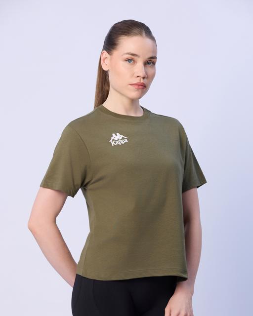 Yeşil Marta Kadın Yeşil Regular Fit Tişört - KAPPA® Türkiye