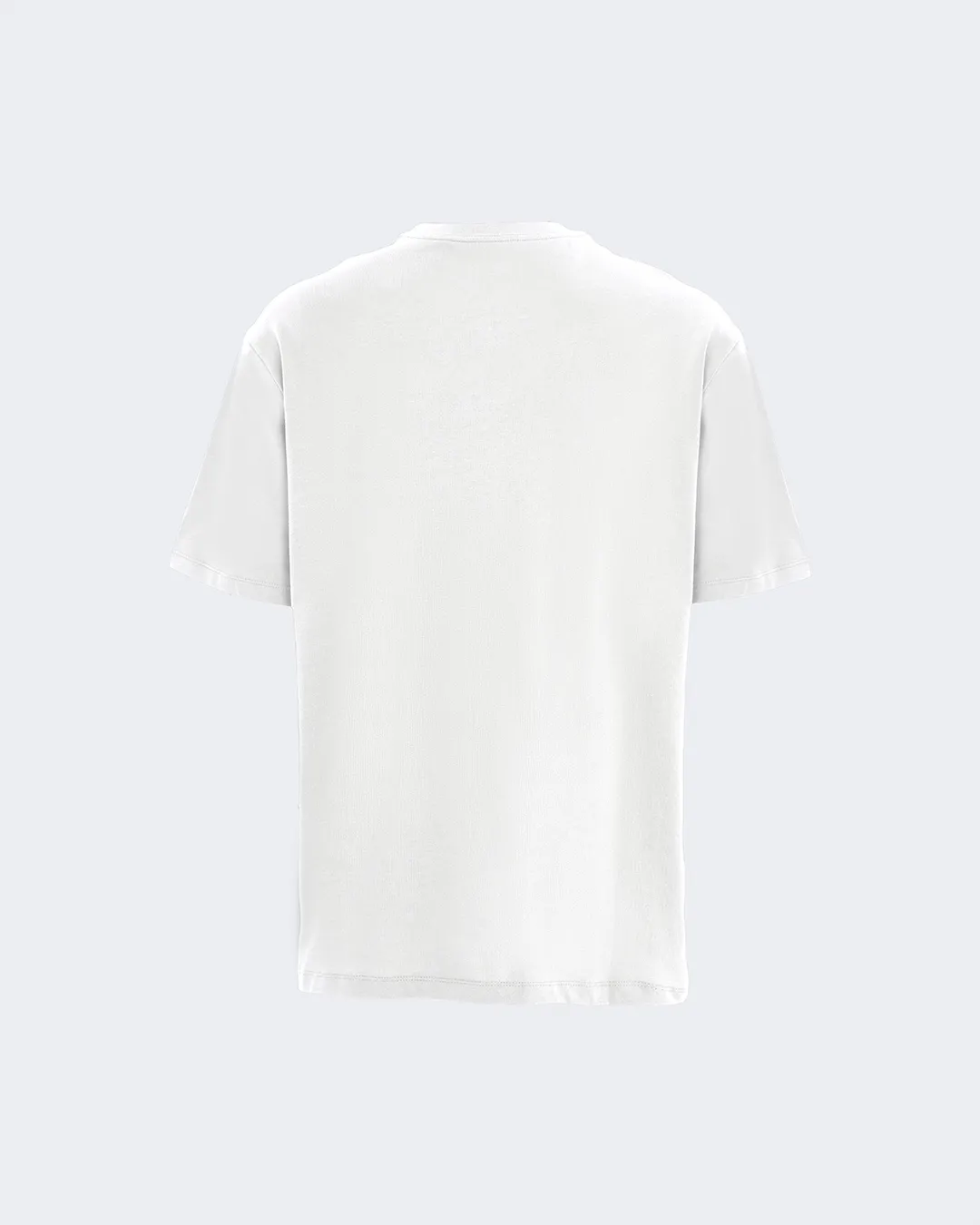 Beyaz Mateo Erkek Beyaz Oversize Fit Tişört