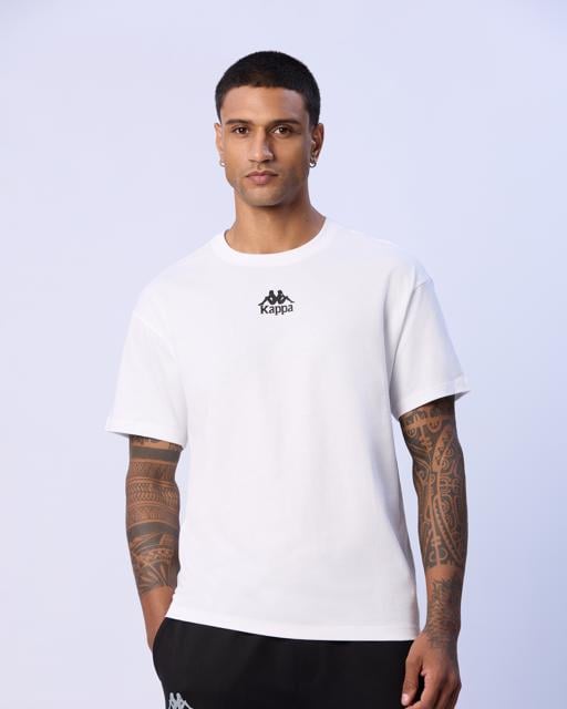 Beyaz Enrico Erkek Beyaz Regular Tişört - KAPPA® Türkiye