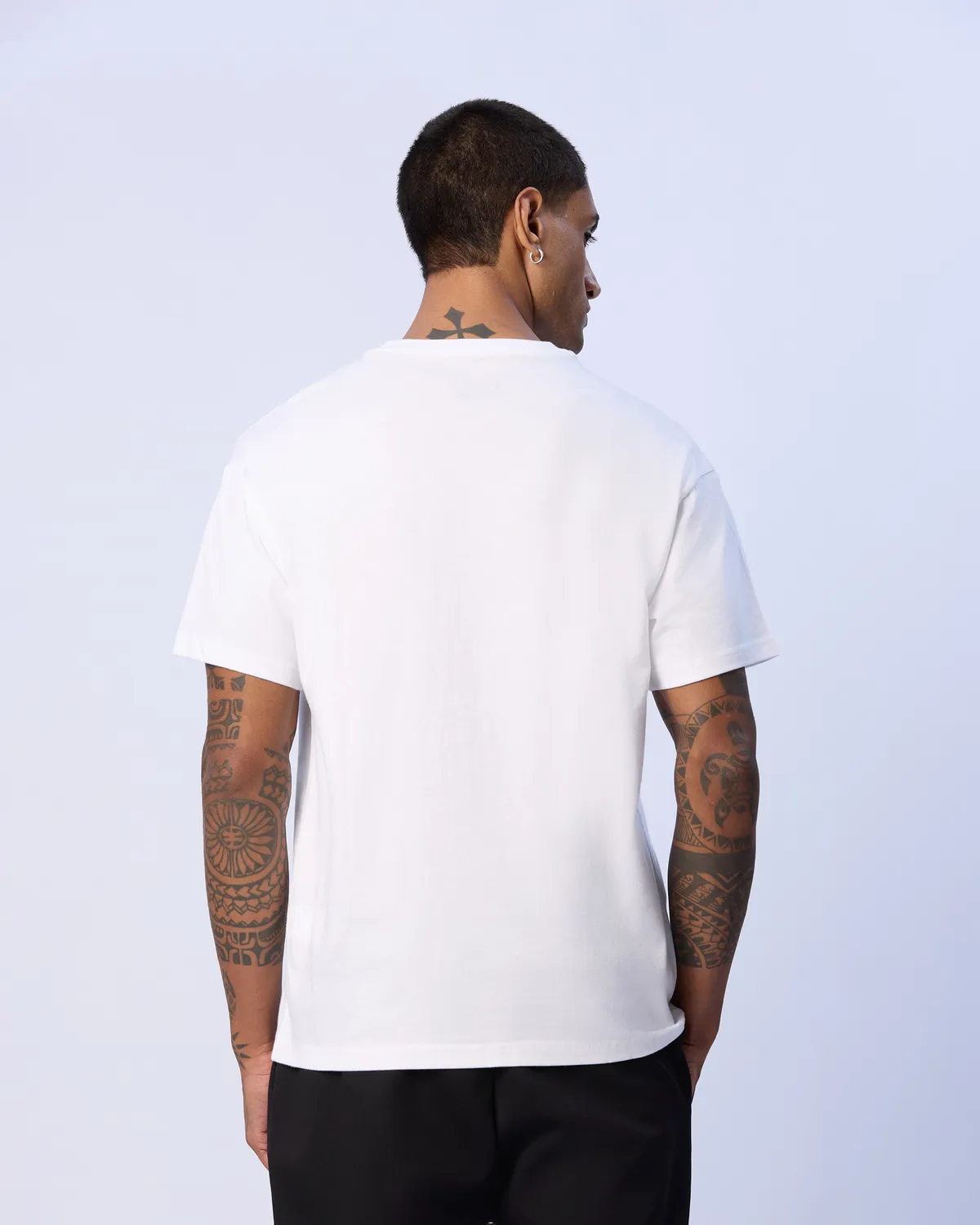 Beyaz Enrico Erkek Beyaz Regular Fit Tişört