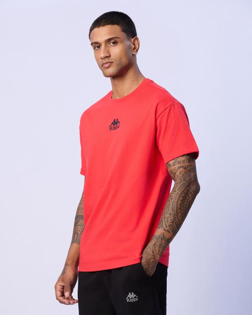 Kırmızı Enrico Erkek Kırmızı Regular Fit Tişört - KAPPA® Türkiye