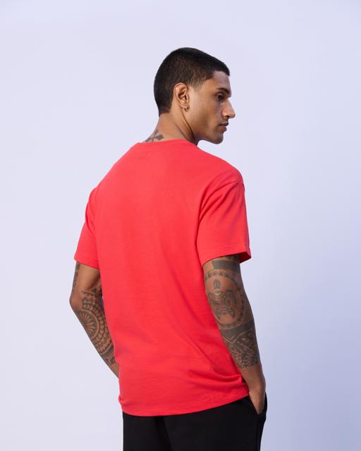 Kırmızı Enrico Erkek Kırmızı Regular Fit Tişört - KAPPA® Türkiye