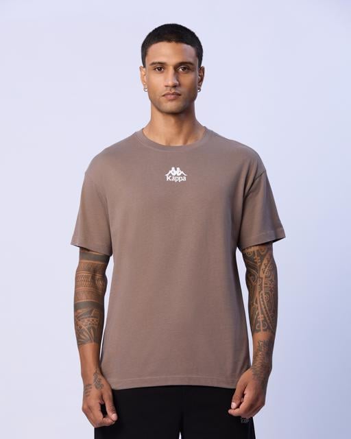 Kahverengi Enrico Erkek Kahverengi Regular Fit Tişört - KAPPA® Türkiye