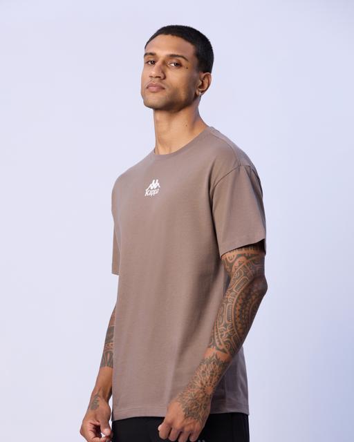 Kahverengi Enrico Erkek Kahverengi Regular Fit Tişört - KAPPA® Türkiye