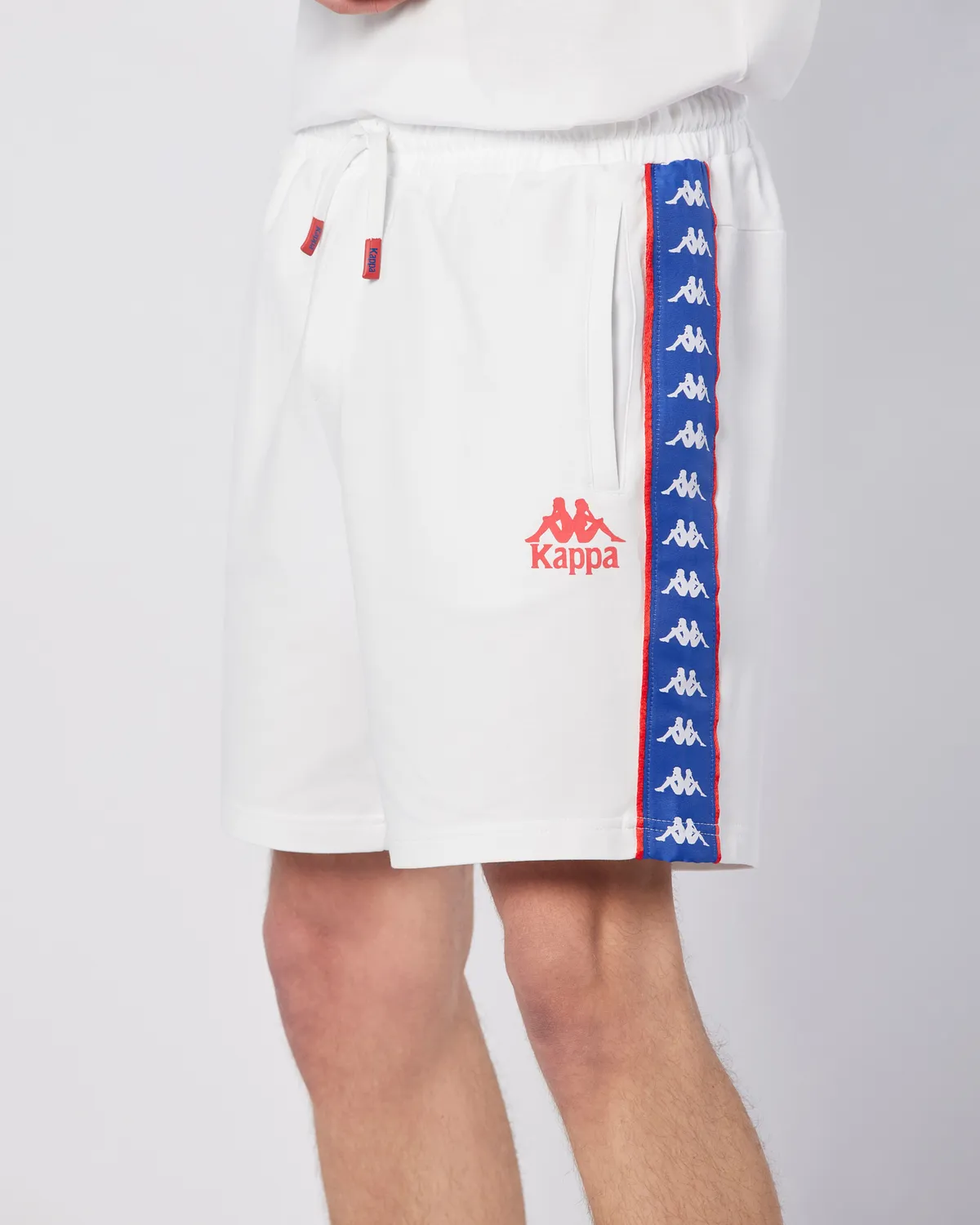 Beyaz Banda Stars Short Erkek Beyaz Regular Fit Şort