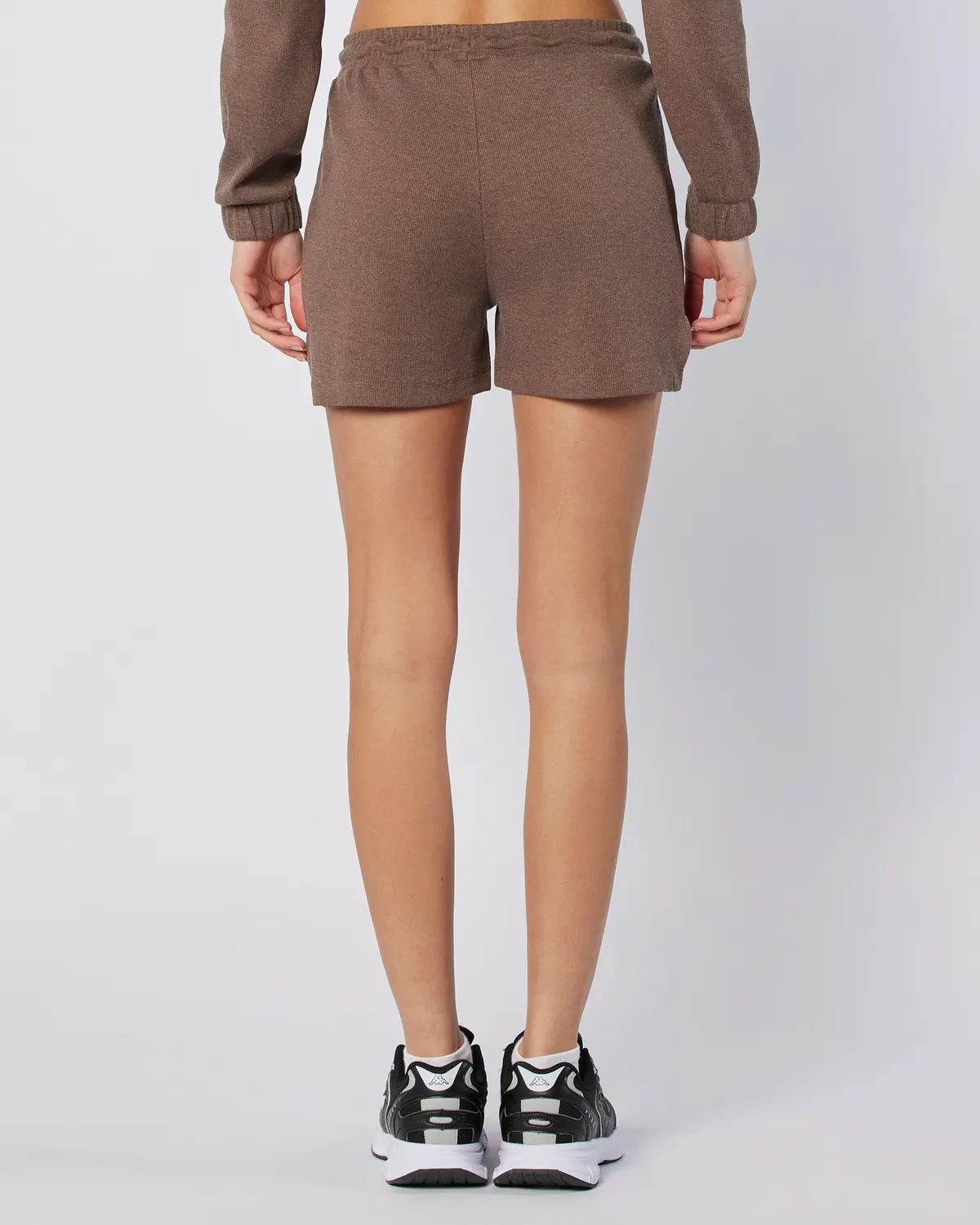 Kahverengi Leda Short Kadın Kahverengi Regular Fit Şort