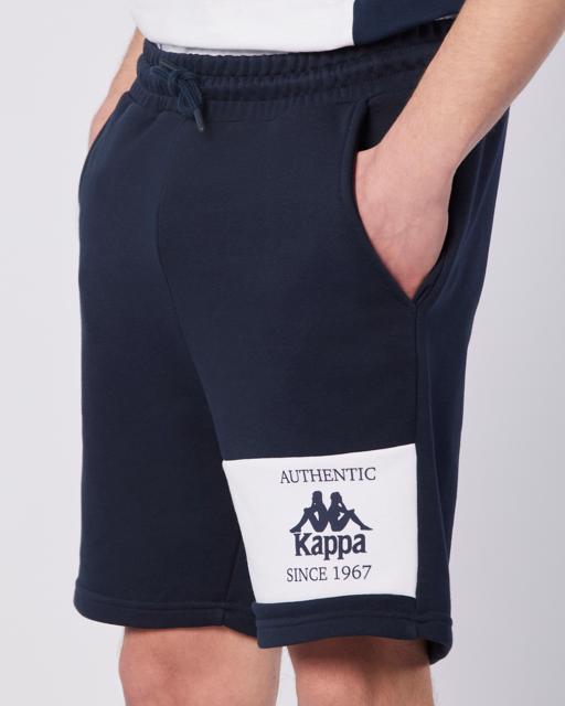 Mavi Tony Short Erkek Lacivert-Beyaz Regular Fit Şort - KAPPA® Türkiye