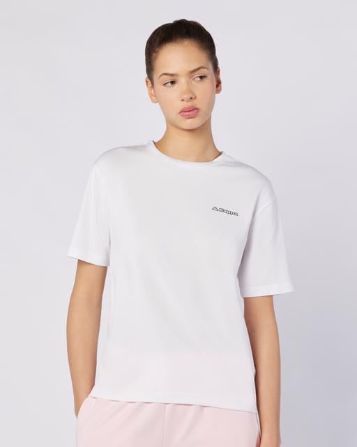 Beyaz Jendyna Kadın Beyaz Regular Fit Tişört - KAPPA® Türkiye