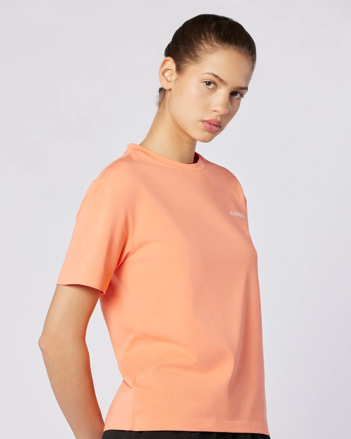 Turuncu Jendyna Kadın Somon Regular Fit Tişört