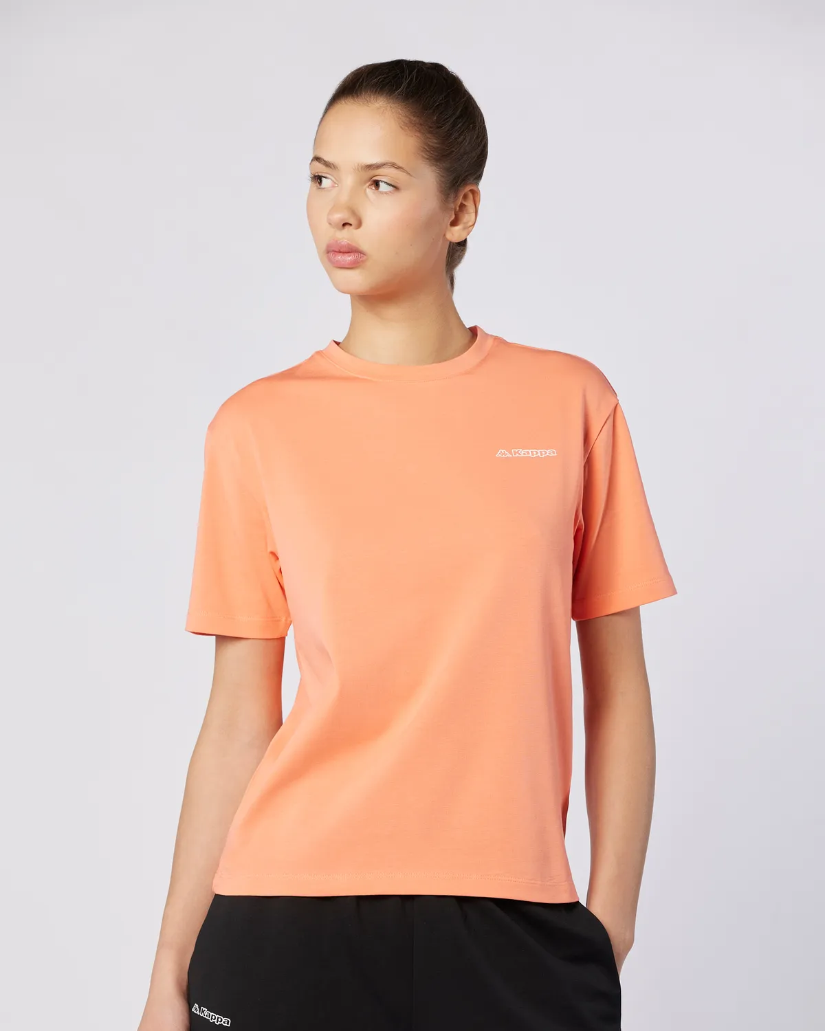 Turuncu Jendyna Kadın Somon Regular Fit Tişört