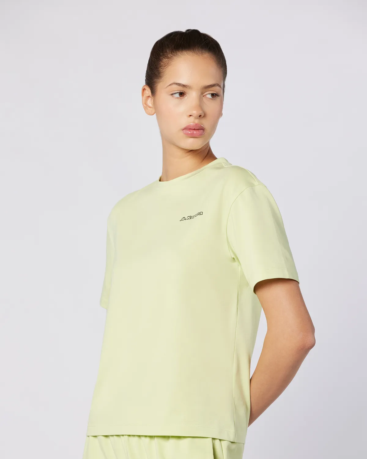 Yeşil Jendyna Kadın Yeşil Teal Regular Fit Tişört