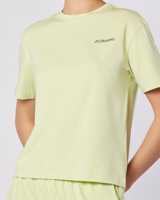 Yeşil Jendyna Kadın Yeşil Teal Regular Fit Tişört - KAPPA® Türkiye