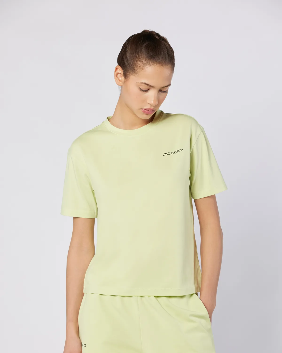 Yeşil Jendyna Kadın Yeşil Teal Regular Fit Tişört